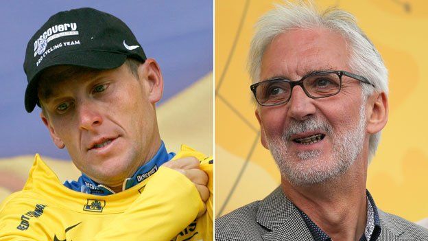 Lance Armstrong and Brian Cookson