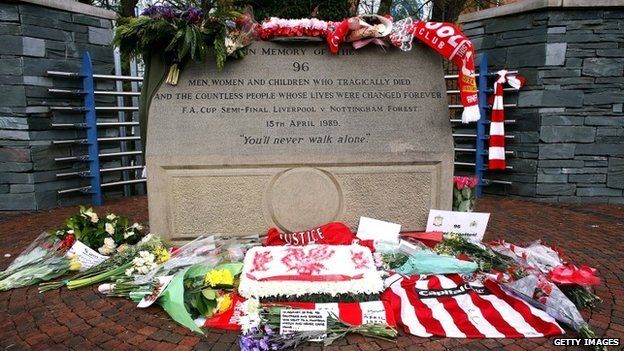 Hillsborough Disaster memorial stone at Sheffield Wednesday Football Club