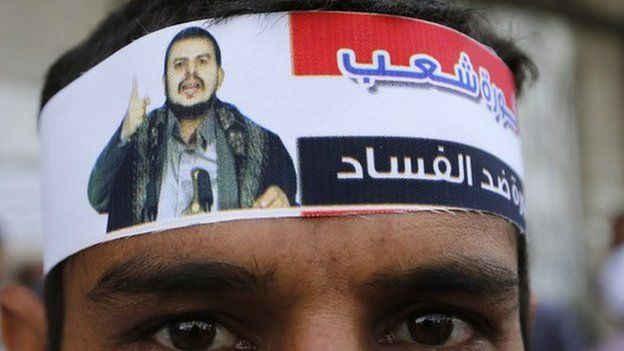 Houthi supporter in Sanaa