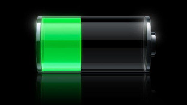 Charging iPhone battery symbol