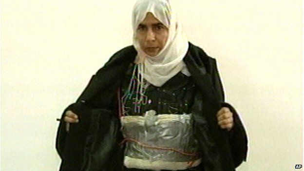 File photo: Sajida al-Rishawi 13 November 2005