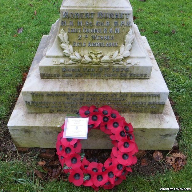 Burnet Grave, Chorley Cemetery