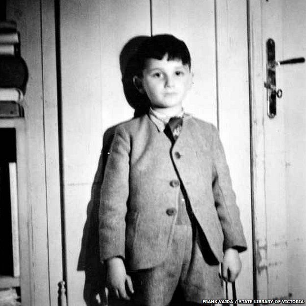 Frank Vajda when he was eight years old