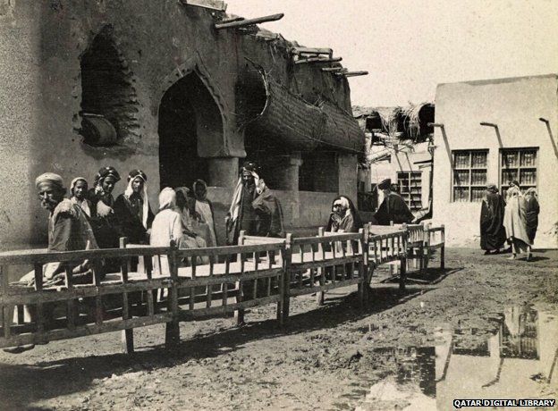 A coffee shop in Kuwait, 1918