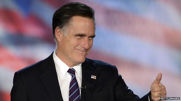 This November 7, 2012 file photo shows former US Presidential candidate Mitt Romney in Boston Massachusetts.