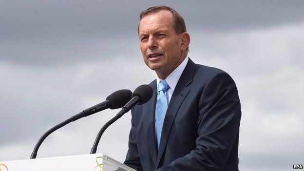 Tony Abbott speaking in Canberra on Australia Day - 26 January