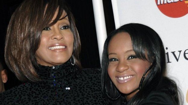 Whitney Houston (left) and daughter Bobbi Kristina Brown. Photo: 2011