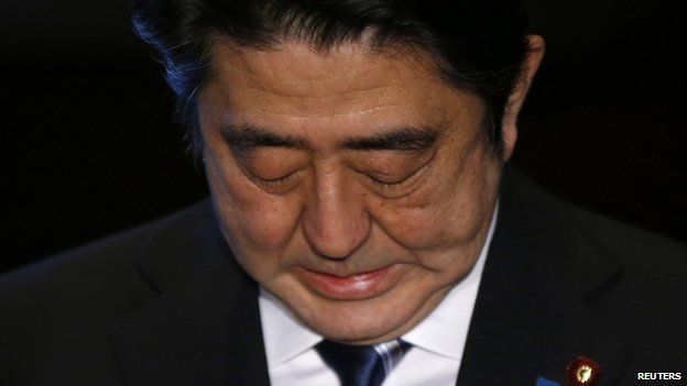 Japanese PM Shinzo Abe, 1 February 2015