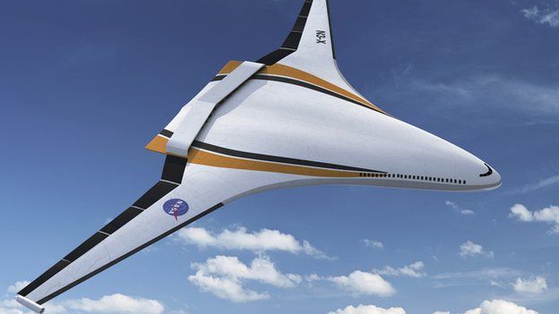 Nasa blended wing concept plane