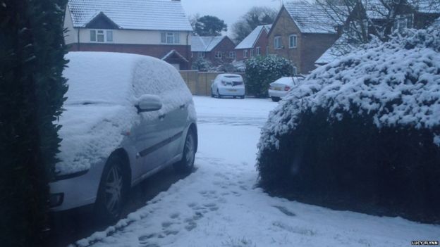 Snow Scenes From Across Hampshire - Bbc News