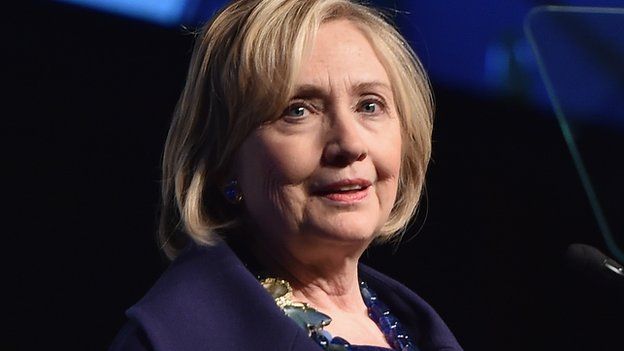 Former Secretary of State Hillary Clinton.