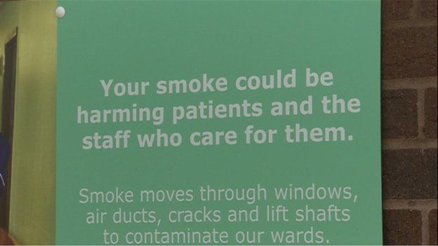 Hospitals Considering On The Spot Fines For Smokers Bbc News