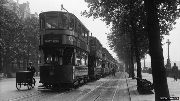 Trams in 1929