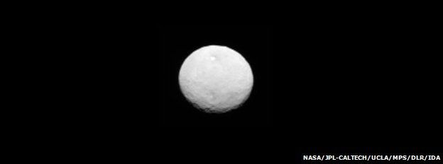 Dwarf planet Ceres gets bigger in Dawn's viewfinder - BBC News