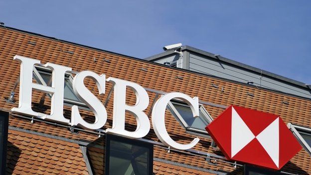 HSBC's Swiss bank office