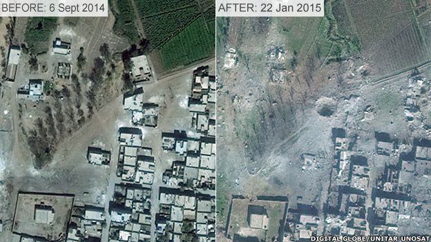 Kobane: Assessing the devastation - BBC News