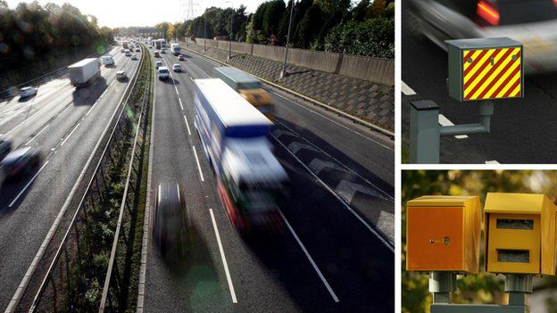 Speed cameras and motorway