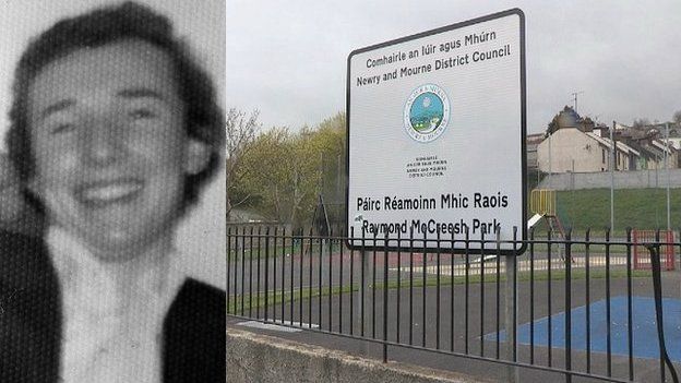 Raymond McCreesh and the park named after him