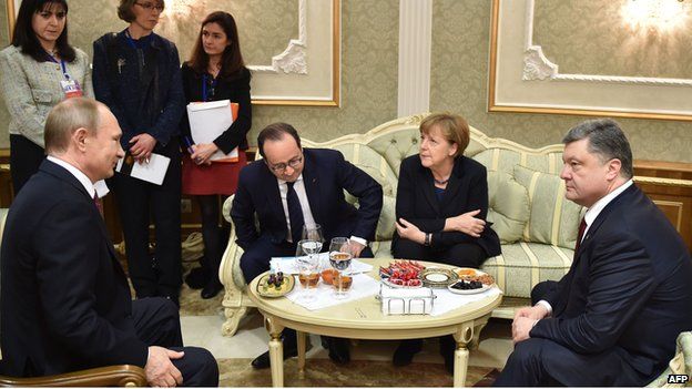 Minsk - leaders meeting, 11 Feb 15