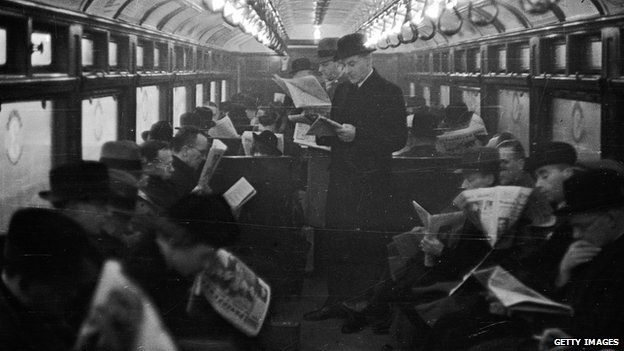 Commuters in 1930