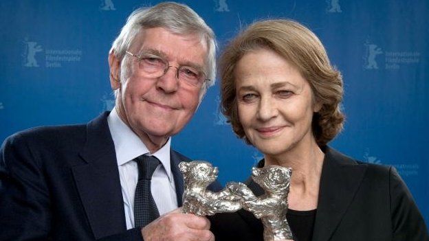 Sir Tom Courtenay and Charlotte Rampling at the Berlin Film Festival