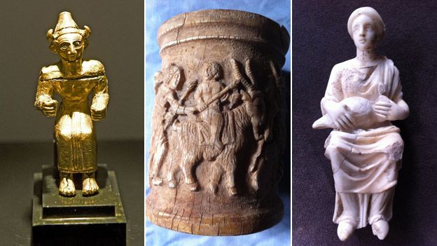 Artefacts looted from Syria