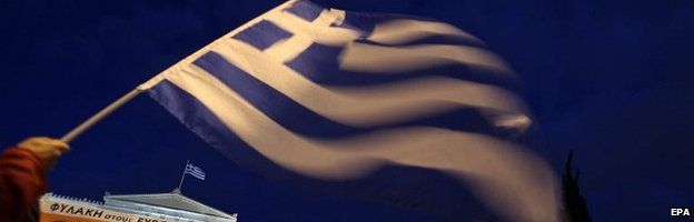 Greek flag (file pic)