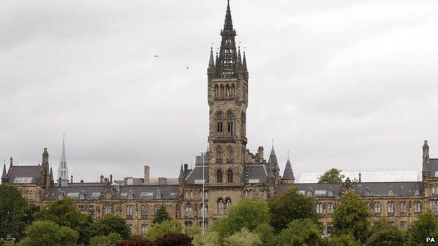 General view of Glasgow University - file photo