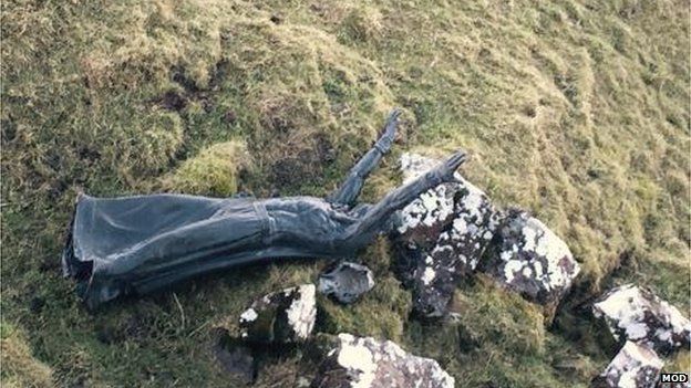 Celtic sea god statue