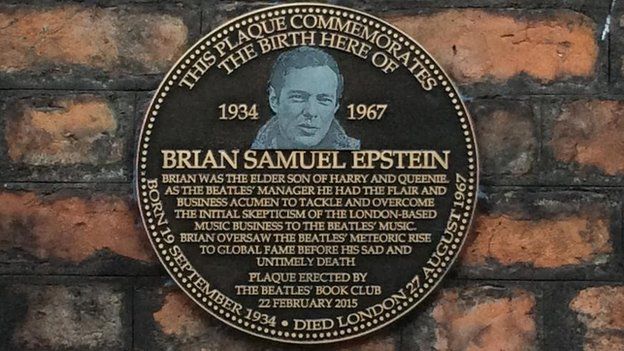 Brian Epstein's plaque