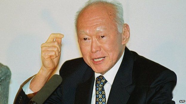 Lee Kuan Yew in San Francisco 9 March 2000