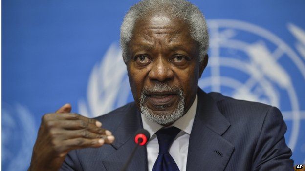 Kofi Annan at the UN