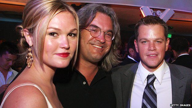 Julia Stiles, Paul Greengrass and Matt Damon