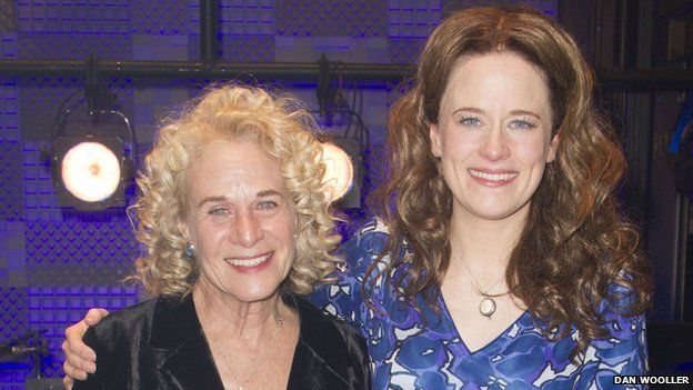 Carole King with Beautiful actress Katie Brayben