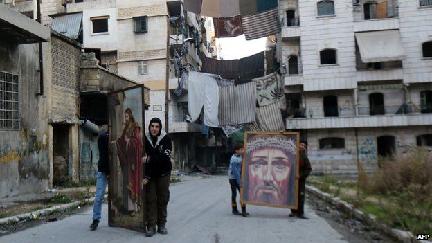 Syrian Christians in Aleppo, December 2014