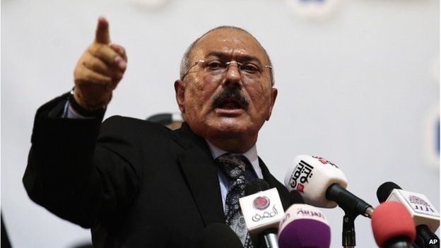 Former Yemen President Ali Abdullah Saleh, 2012