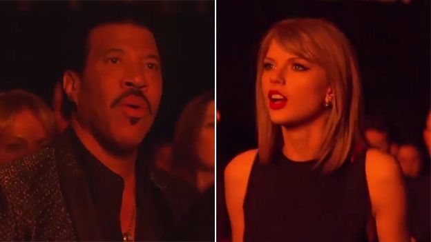 Lionel Richie and Taylor Swift