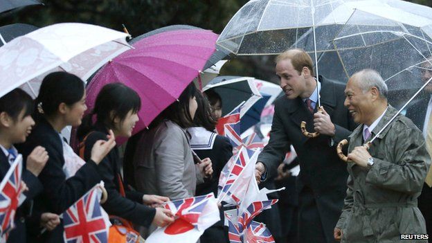 Prince William in Tokyo