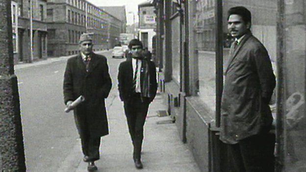 Pakistani men in Bradford in 1960