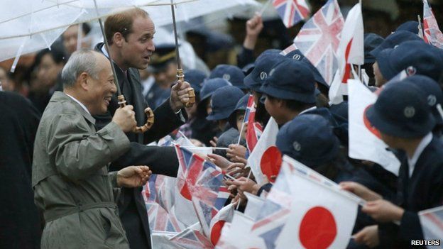 Prince William in Tokyo