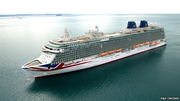 bbc news britannia cruise ship