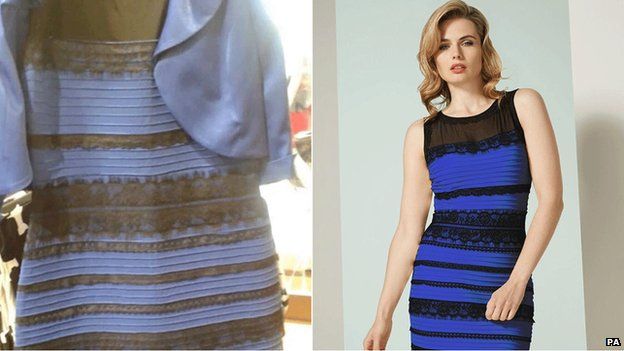 Optical illusion: Dress colour debate ...