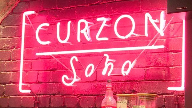 Curzon neon logo