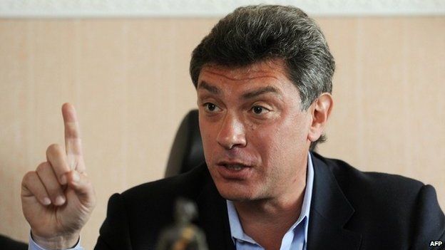Boris Nemtsov in Moscow, 6 April 2009