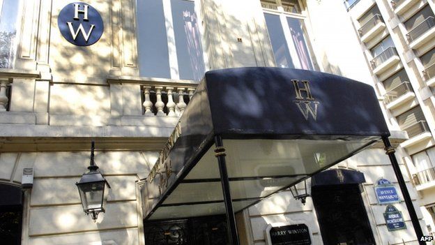 The Harry Winston boutique in Paris, file