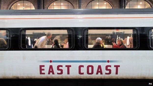 An East Coast line train