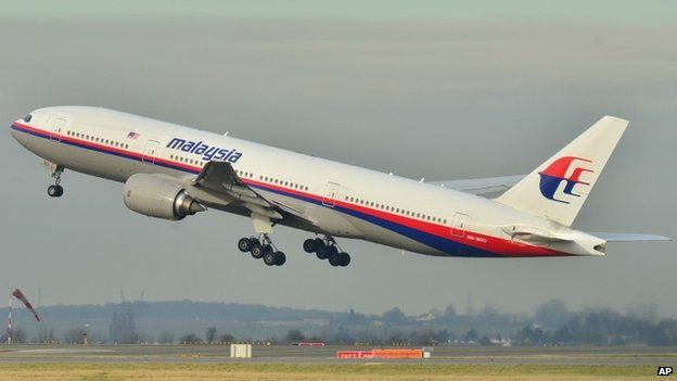 The Malaysia Airlines Boeing 777- 200ER [flight MH370, registration 9M-MRO] that disappeared from air traffic control screens Saturday 08/03/2014