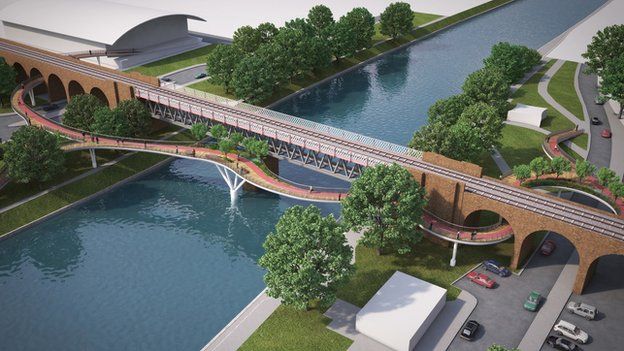 Worcester Green Skywalk artist's impressions