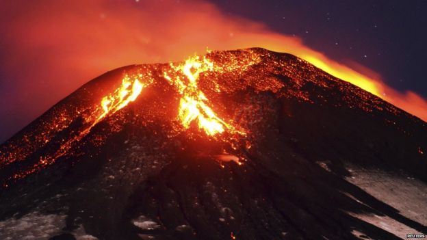 In pictures: Chile volcano eruption - BBC News