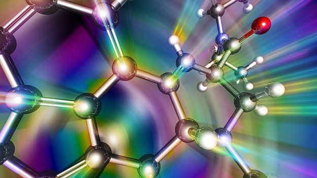 LSD molecule graphic